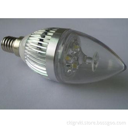 High Power 3W 240lm LED Candle Bulbs Light Cold White 90 Ra